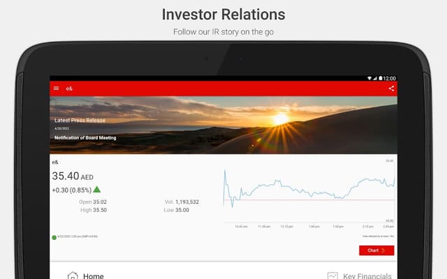 e& Investor Relations screenshot 6