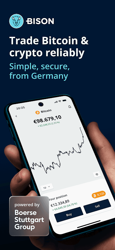 BISON - Buy Bitcoin & Co screenshot 1