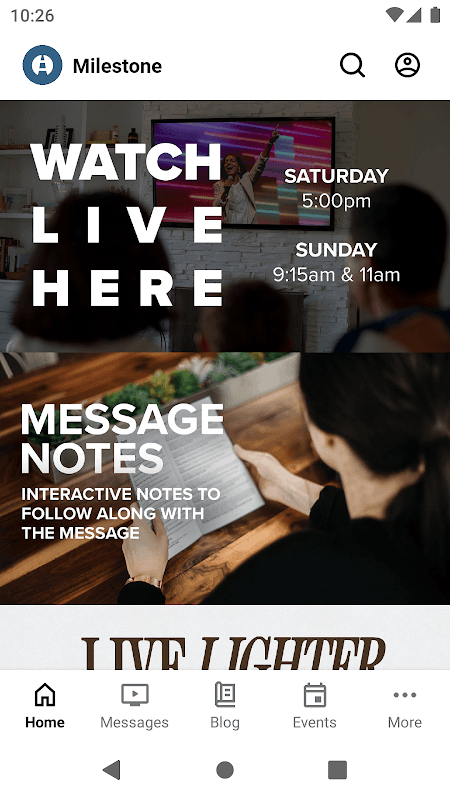 Milestone Church screenshot 1