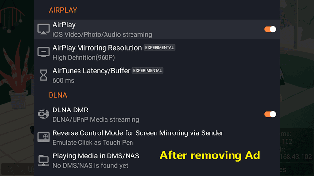 AirPin STD ad - AirPlay & DLNA screenshot 5