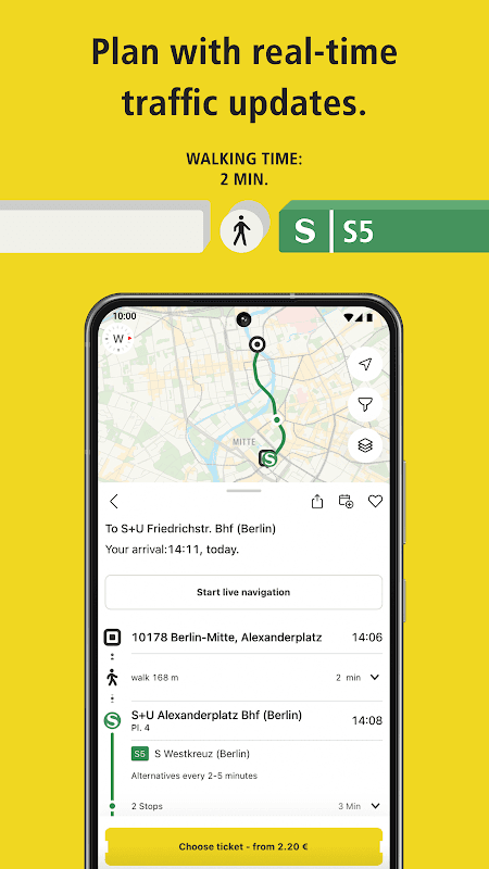 BVG Fahrinfo: Route planner screenshot 4