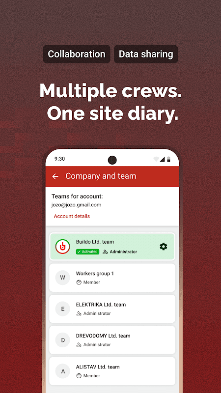 Buildo - Construction diary screenshot 3
