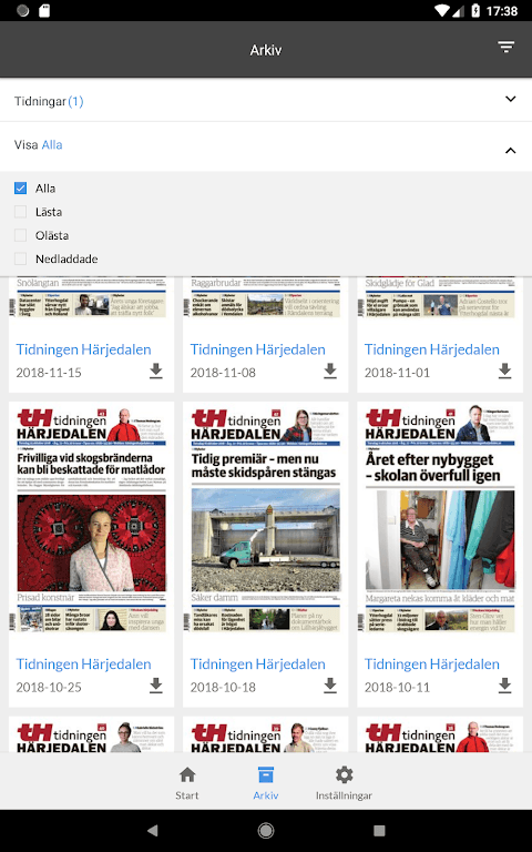 Tidningen Härjedalen e-tidning screenshot 5
