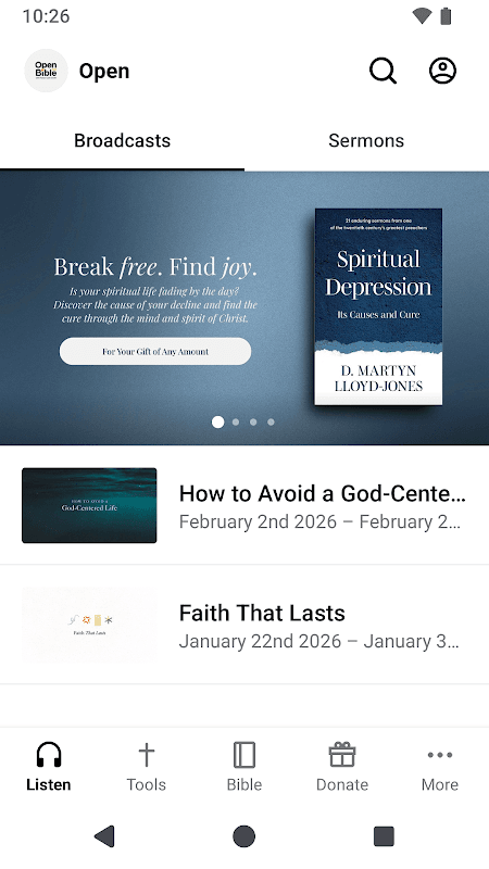 Open the Bible screenshot 1