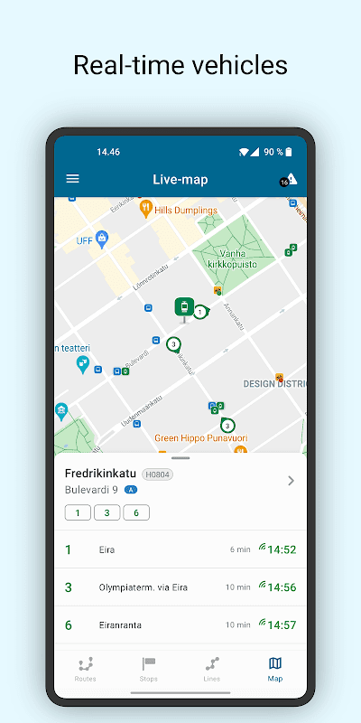 Nysse - Journey planner screenshot 4