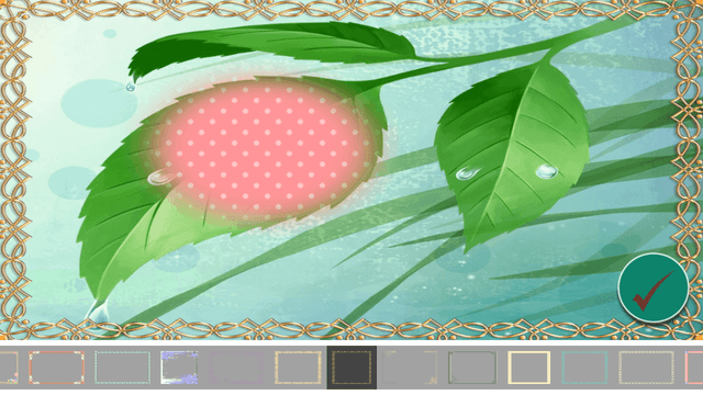 leaf photo frames, effects screenshot 4