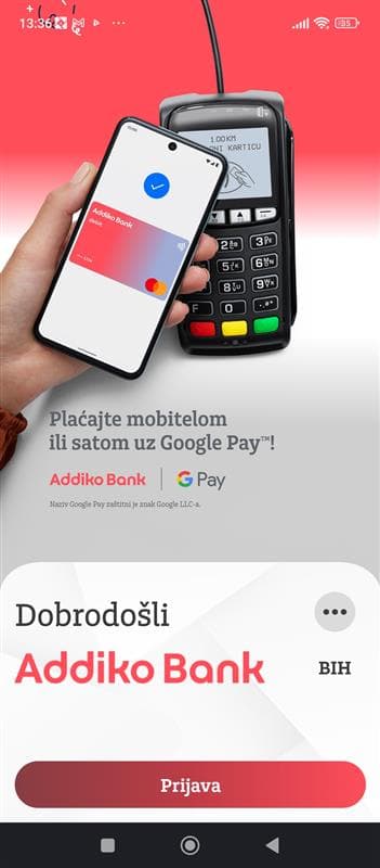 Addiko Mobile BiH screenshot 1