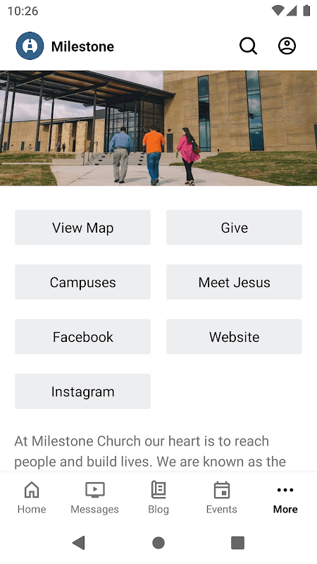 Milestone Church screenshot 5