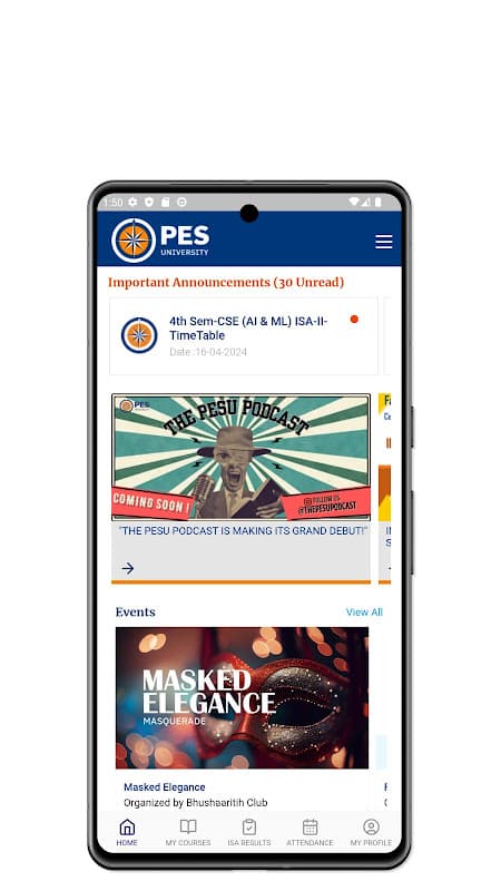 PESU screenshot 1