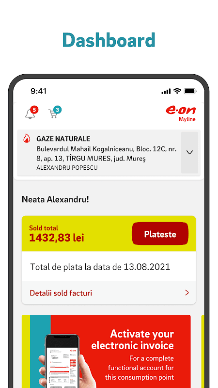 E.ON Myline screenshot 2