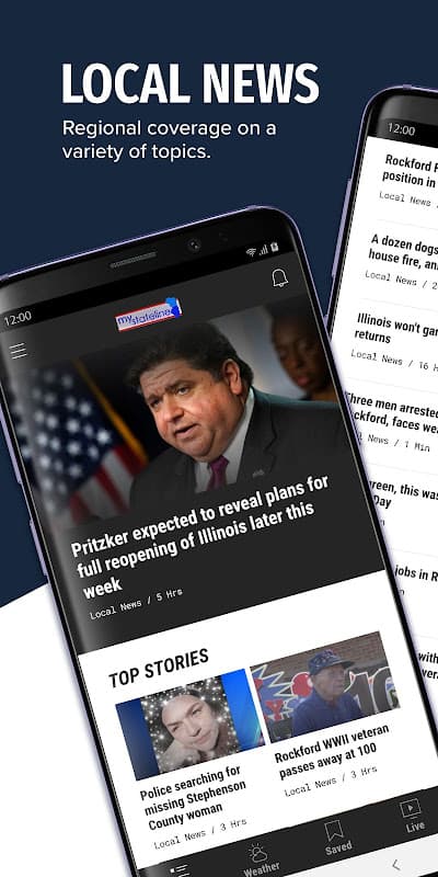WQRF WTVO News MyStateline.com screenshot 1
