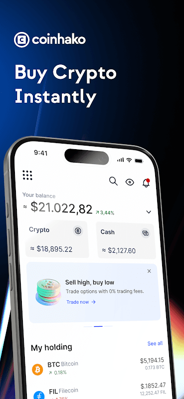 Coinhako: Buy Bitcoin, Crypto Wallet & Trading screenshot 1