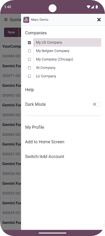 Odoo screenshot 5