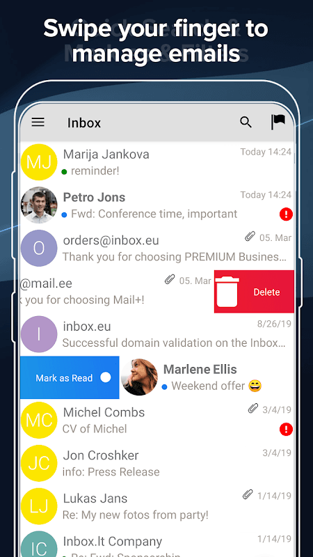 Inbox.eu - domain & personal email screenshot 3