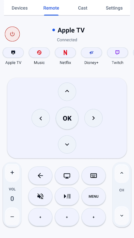 Controle Remoto de TV (Apple) screenshot 3