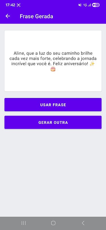 Frases de Aniversário screenshot 5