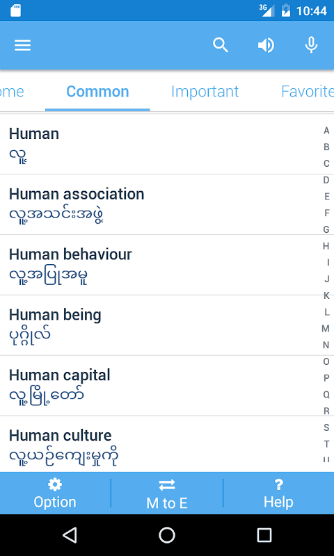 Myanmar Dictionary screenshot 4