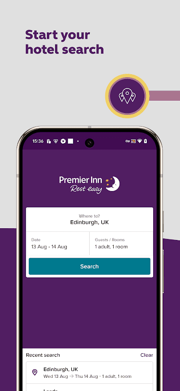 Premier Inn Hotels screenshot 1