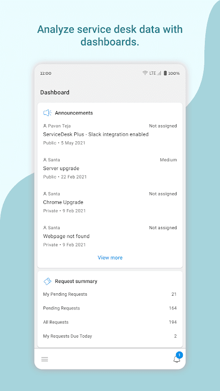 ServiceDesk Plus | Cloud screenshot 1