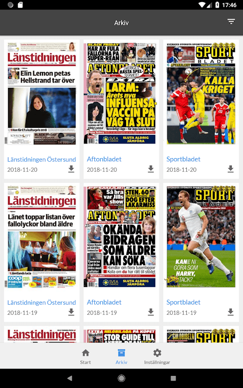 LT Östersund e-tidning screenshot 4