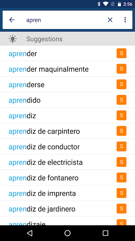 Spanish English Dictionary screenshot 4