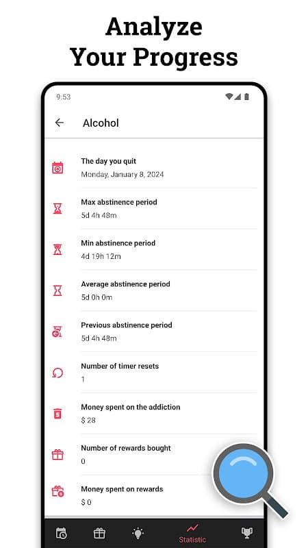 Quitzilla: Quit Habit Tracker screenshot 5