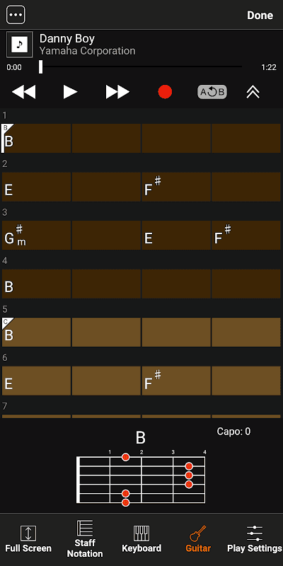 Chord Tracker screenshot 3