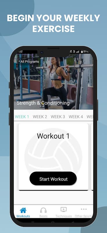 Volleyball Strength Training screenshot 3