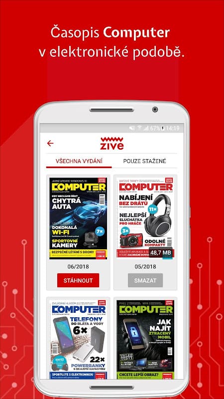 Živě.cz screenshot 2