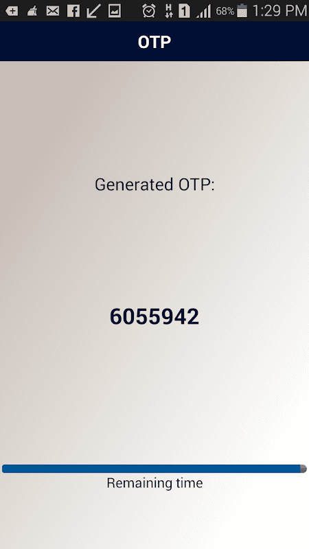 QNB Egypt m-Token screenshot 3