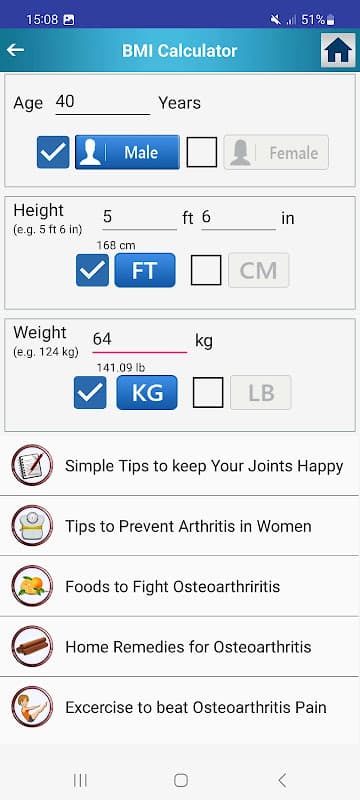 Joint Pain Osteoarthritis Help screenshot 6