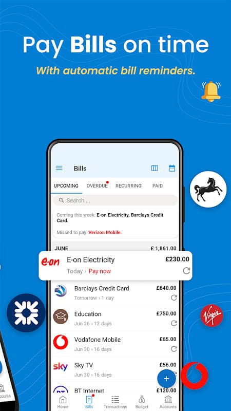 TimelyBills: Expense & Budget screenshot 2