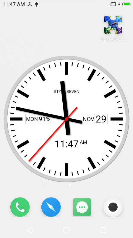 Swiss Analog Clock-7 screenshot 5