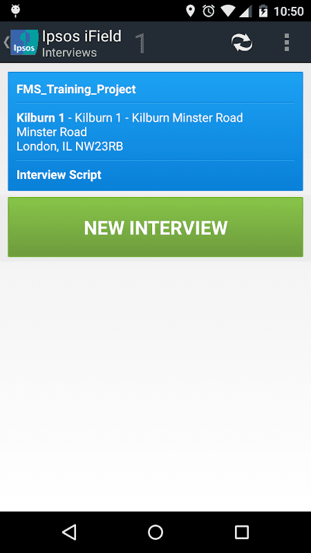 Ipsos iField screenshot 1