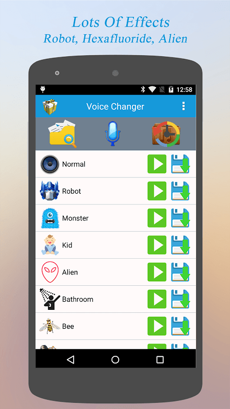 Voice Changer screenshot 1