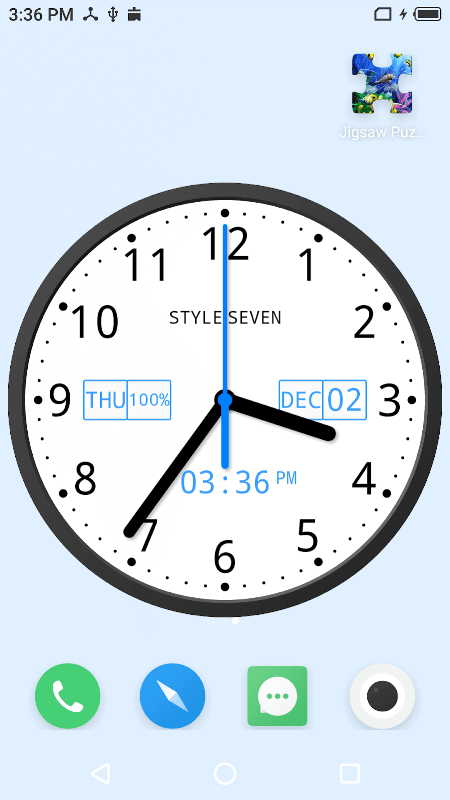 Light Analog Clock LW-7 screenshot 5