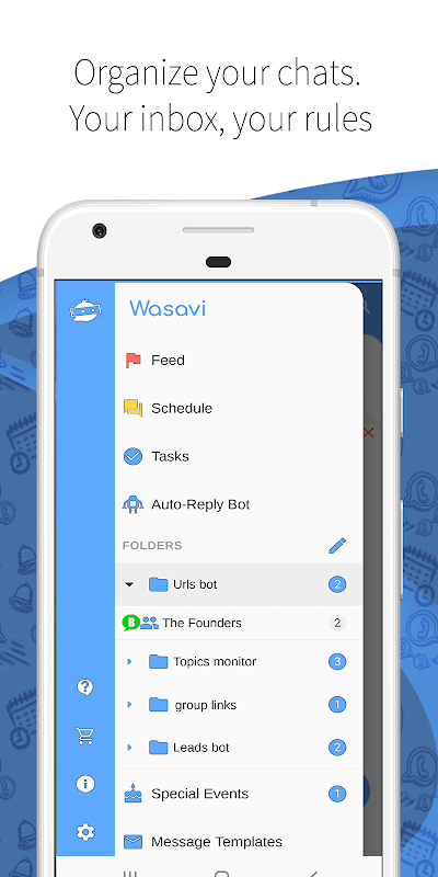 Wasavi: Auto message scheduler screenshot 2