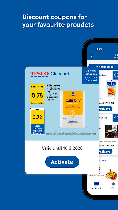 Clubcard Tesco Slovakia screenshot 3