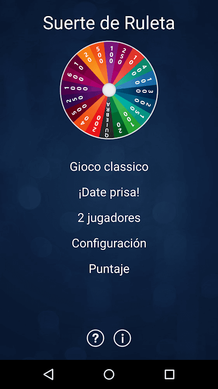 Suerte de Ruleta (español) screenshot 1