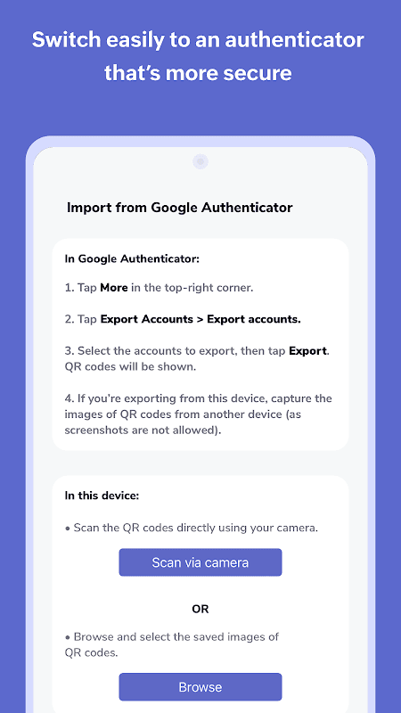 Authenticator App - OneAuth screenshot 5