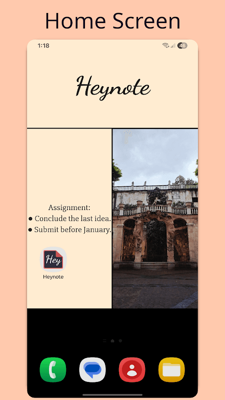 Heynote - Wallpaper Notes screenshot 1