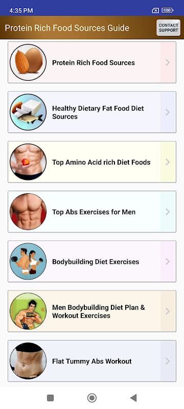 Protein Rich Food Source Guide screenshot 1
