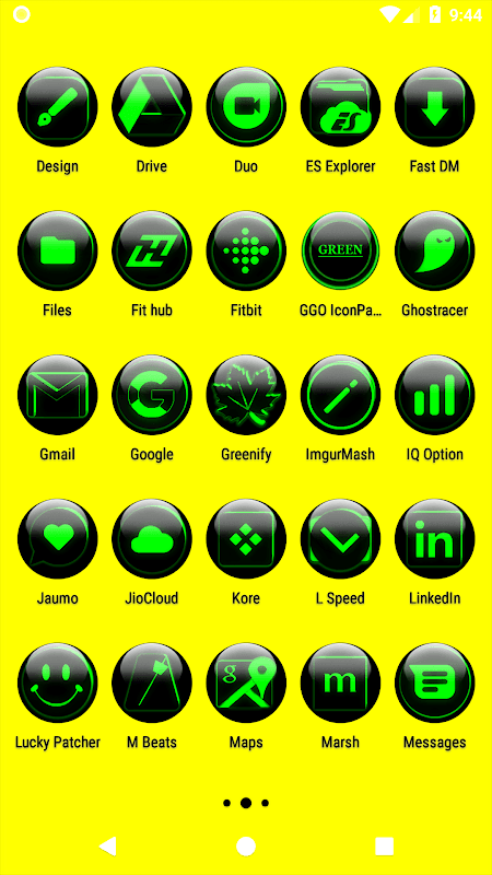 Green Glass Orb Icon Pack v8.3 screenshot 4