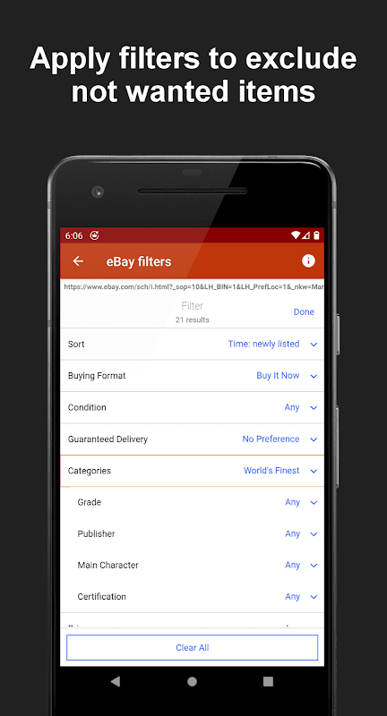 Deals Tracker for eBay screenshot 2