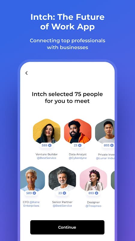 Intch: The Future of Work App screenshot 1