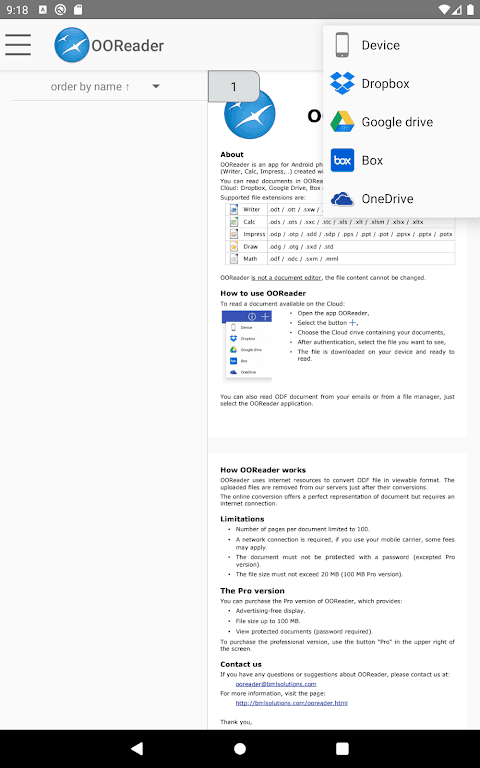 OOReader screenshot 6