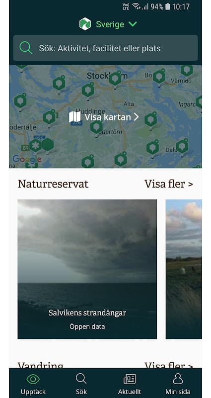 Naturkartan screenshot 1