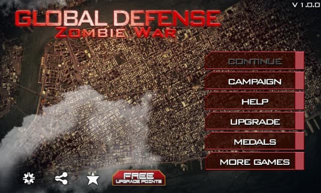 Global Defense: Zombie War screenshot 1