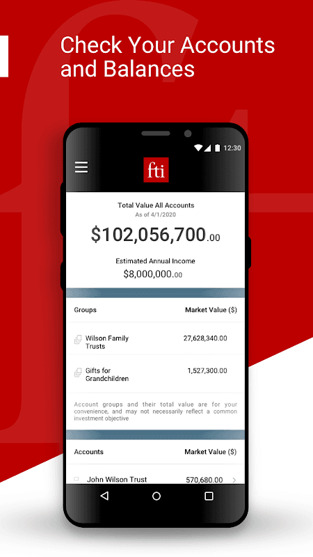 Fiduciary Trust International screenshot 2