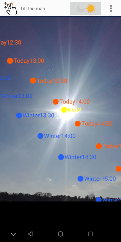 Sun position and path screenshot 3